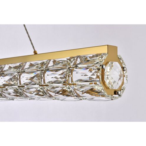 Valetta 1 Light 48 inch Gold Linear Pendant Ceiling Light