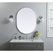 Asha 40 X 30 inch Silver Mirror in 30 x 40