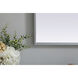 Ayra 42 X 33 inch Silver Mirror in 33 x 42