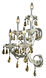 Maria Theresa 5 Light 12 inch Chrome Wall Sconce Wall Light in Golden Teak
