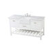 Clement 60 X 22 X 34 inch White Bathroom Vanity Cabinet