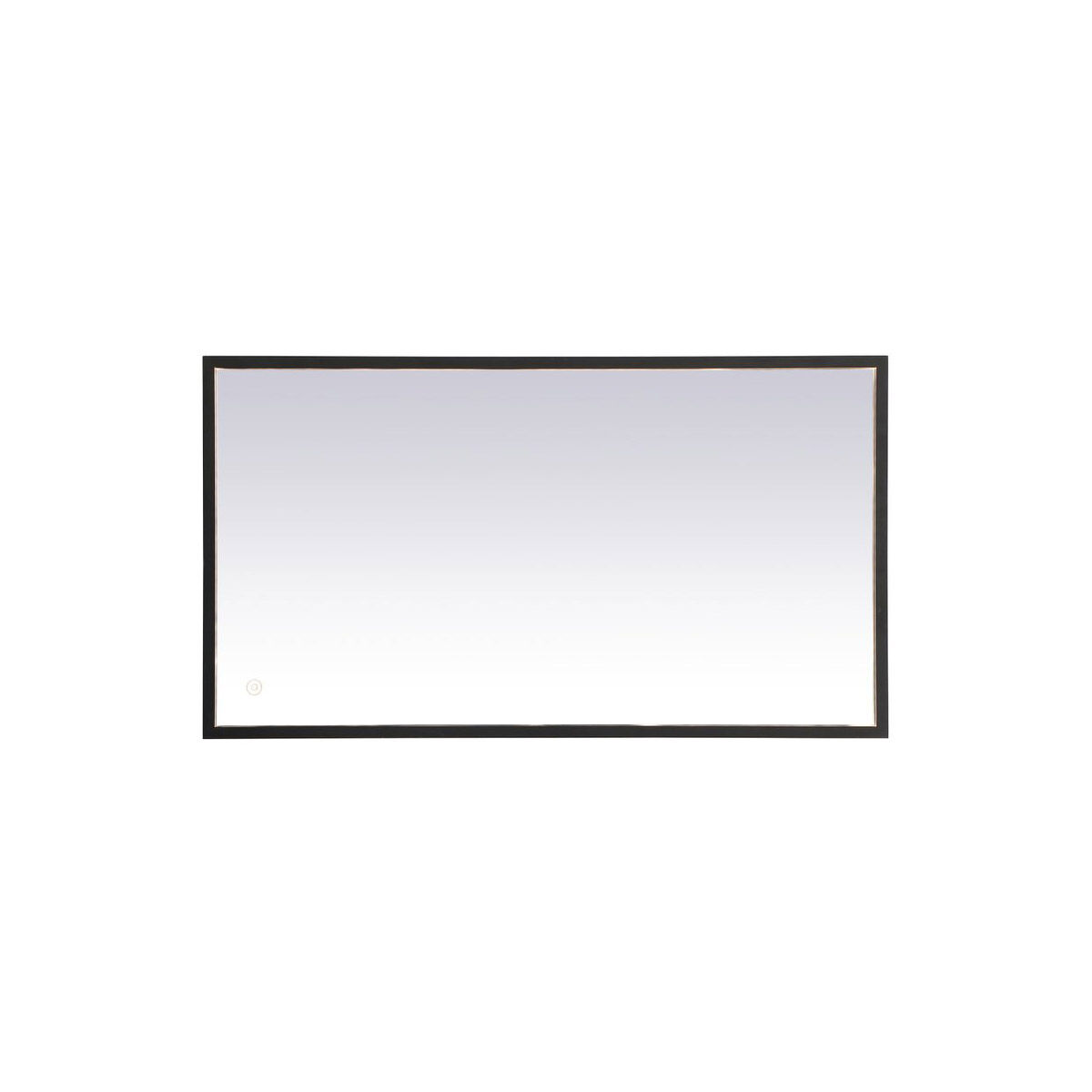 Pier 36 X 18 inch Black LED Mirror