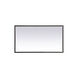 Pier 36 X 18 inch Black LED Mirror