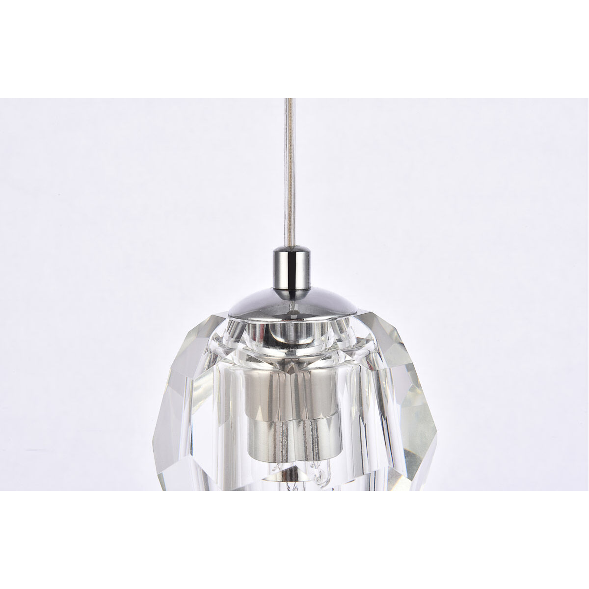 Eren 1 Light 5.5 inch Chrome Pendant Ceiling Light
