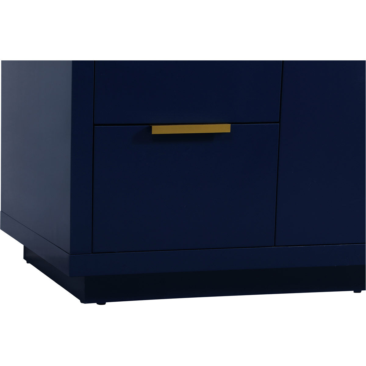 Blake 60 X 22 X 34 inch Blue Vanity Sink Set