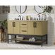 Lennox 54 X 34 inch Honey Brown Bathroom Vanity Cabinet