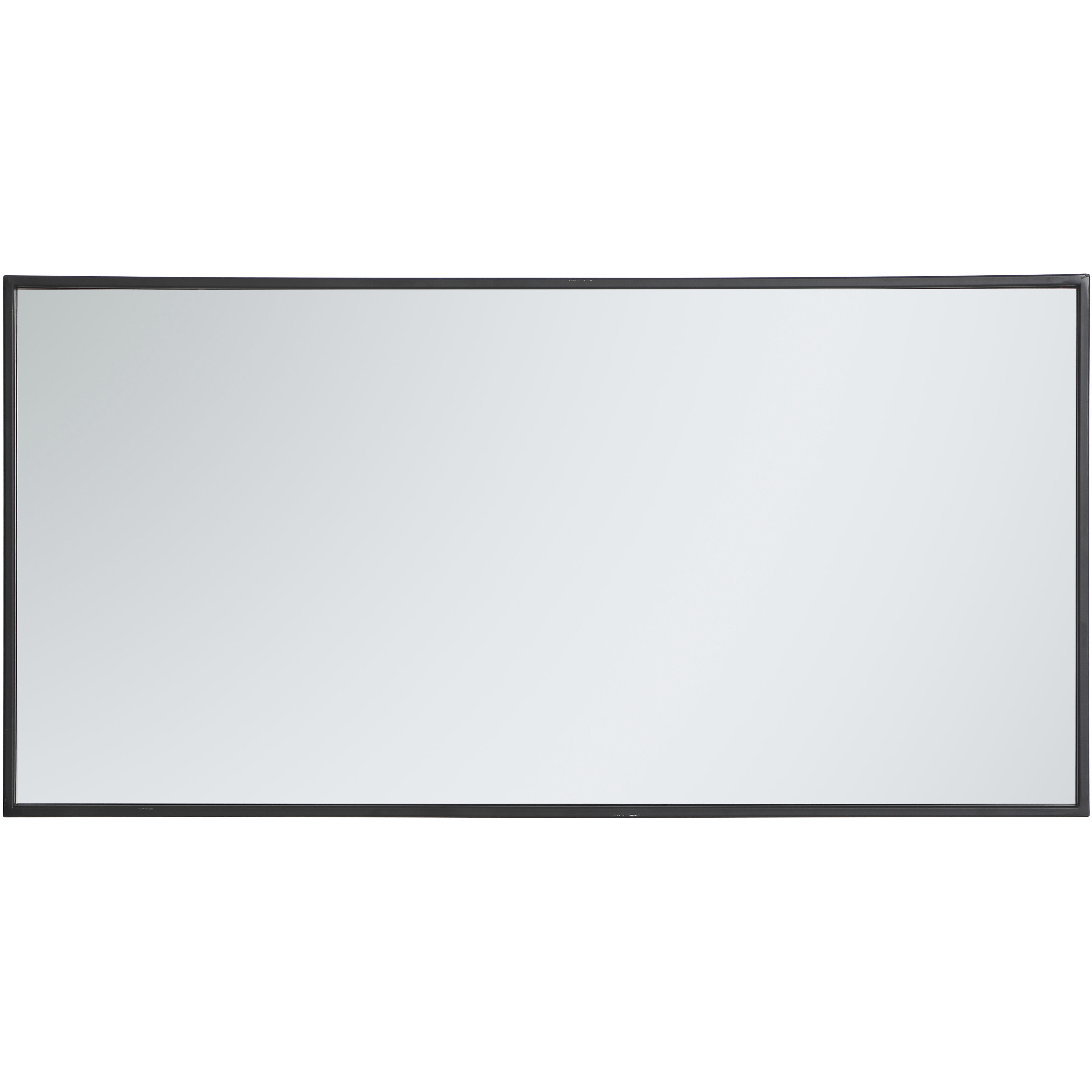 Monet 36 X 18 inch Black Wall Mirror