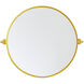 Everly 24 X 24 inch Gold Mirror