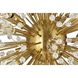 Vera 24 Light 23 inch Gold Pendant Ceiling Light in Satin Gold
