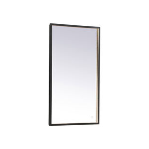 Pier 36 X 18 inch Black LED Mirror