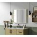 Amoura 30 X 27 inch Brass Mirror