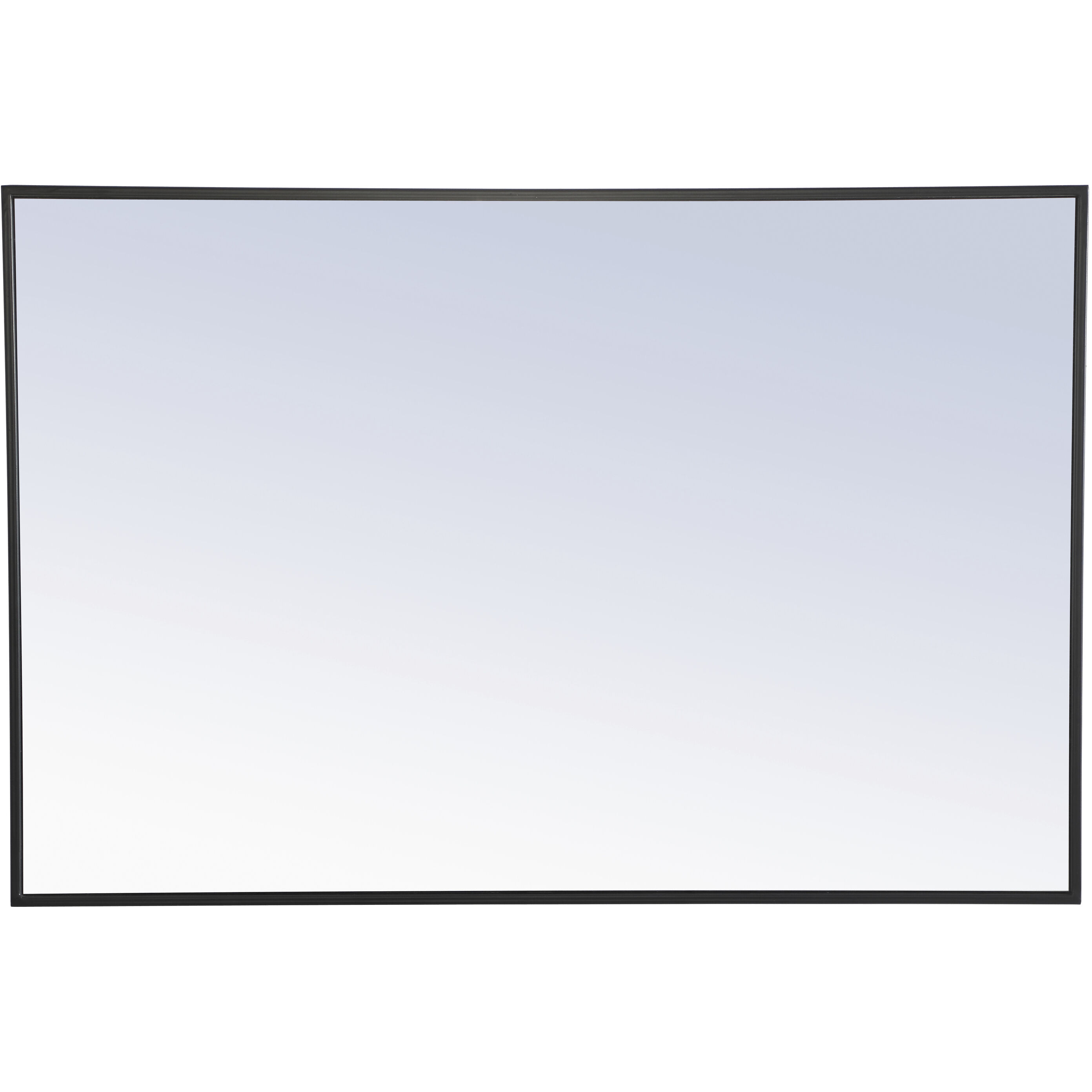 Monet 42 X 28 inch Black Wall Mirror