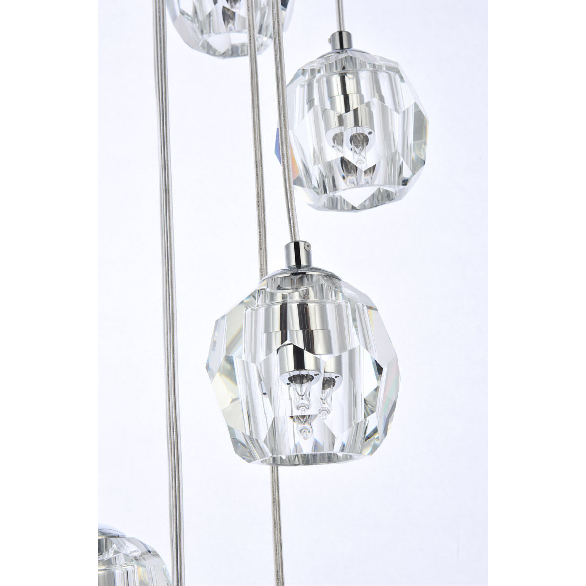 Eren 18 Light 15 inch Chrome Pendant Ceiling Light