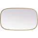 Brynn 40 X 24 inch Brass Mirror in 24 x 40