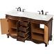 Windsor 60 X 22 X 36 inch Teak Vanity Sink Set