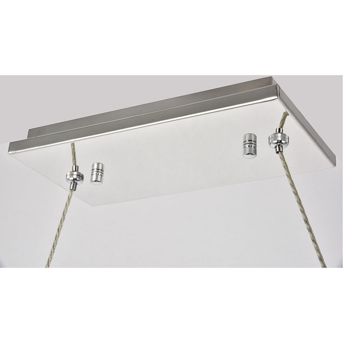 Monroe LED 39 inch Chrome Chandelier Ceiling Light