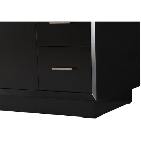 Hayes 54 X 22 X 35 inch Black Vanity Sink Set