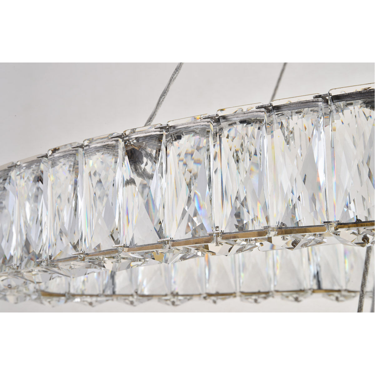 Monroe LED 48 inch Gold Chandelier Ceiling Light