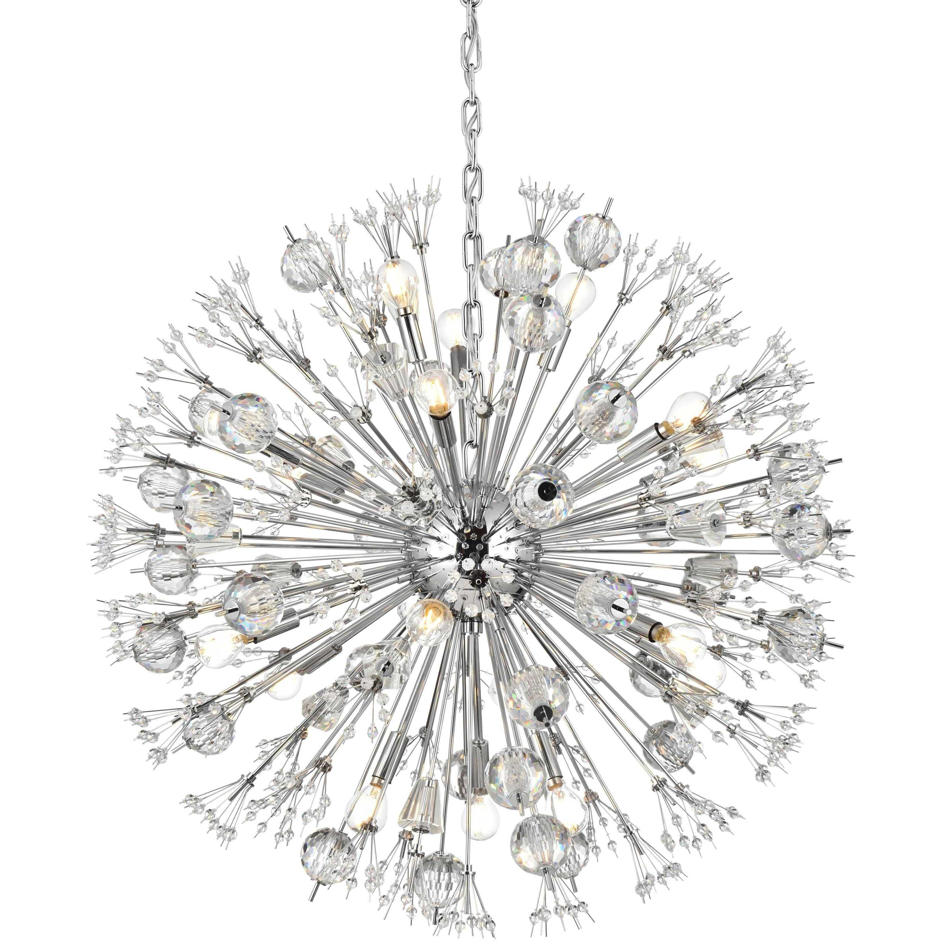 Vera 18 Light 32 inch Chrome Pendant Ceiling Light