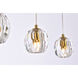 Eren 3 Light 28 inch Gold Linear Pendant Ceiling Light