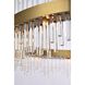 Dallas 20 Light 36 inch Satin Gold Chandelier Ceiling Light