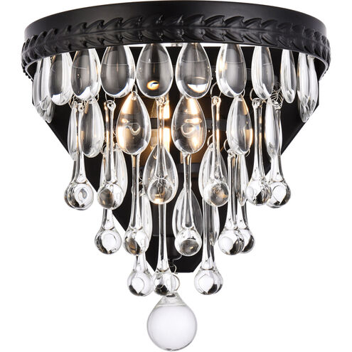 Nordic 1 Light 8 inch Black Wall Sconce Wall Light