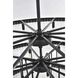 Harlow 28 Light 40 inch Black Chandelier Ceiling Light