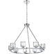 Cadence 9 Light 32 inch Chrome Chandelier Ceiling Light