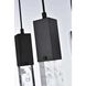 Aurora 8 Light 12 inch Black Pendant Ceiling Light