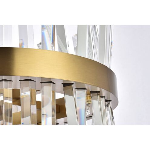 Serephina 8 Light 16 inch Satin Gold Pendant Ceiling Light