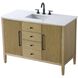 Blakely 48 X 34 inch Linen Oak Bathroom Vanity Cabinet