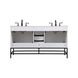 Eugene 60 X 22 X 33.5 inch White Vanity Sink Set