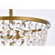 Gianna 3 Light 13 inch Brass Pendant Ceiling Light