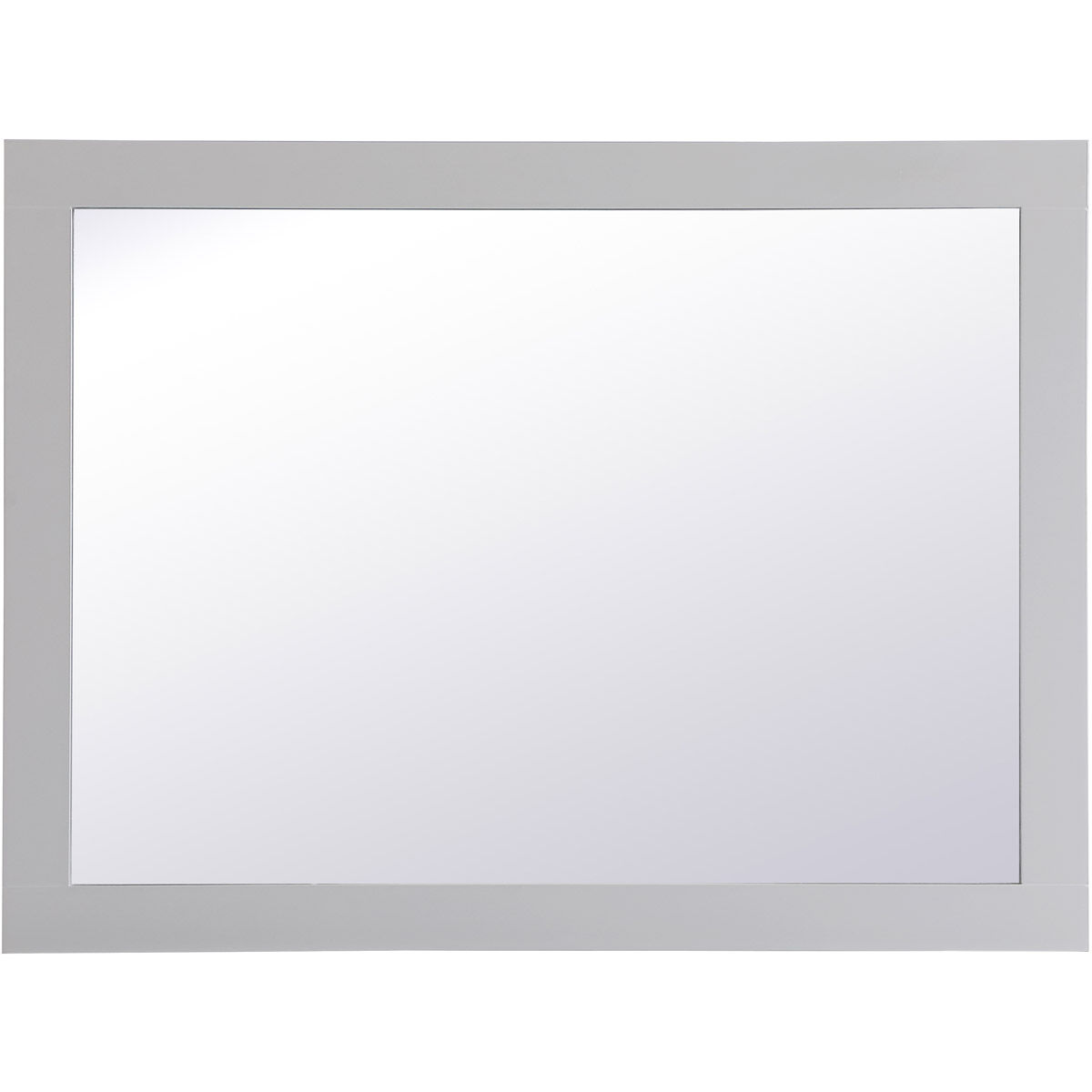 Aqua 32 X 24 inch Grey Wall Mirror in Gray