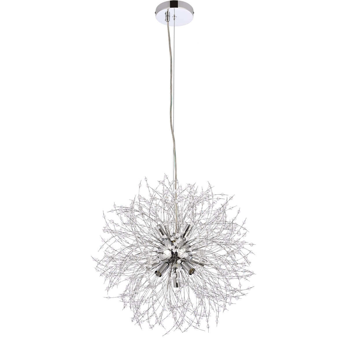 Solace 9 Light 18 inch Chrome Pendant Ceiling Light