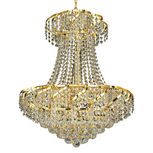 Belenus 11 Light 22 inch Gold Dining Chandelier Ceiling Light in Elegant Cut