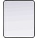 Remy 36 X 30 inch Black Mirror
