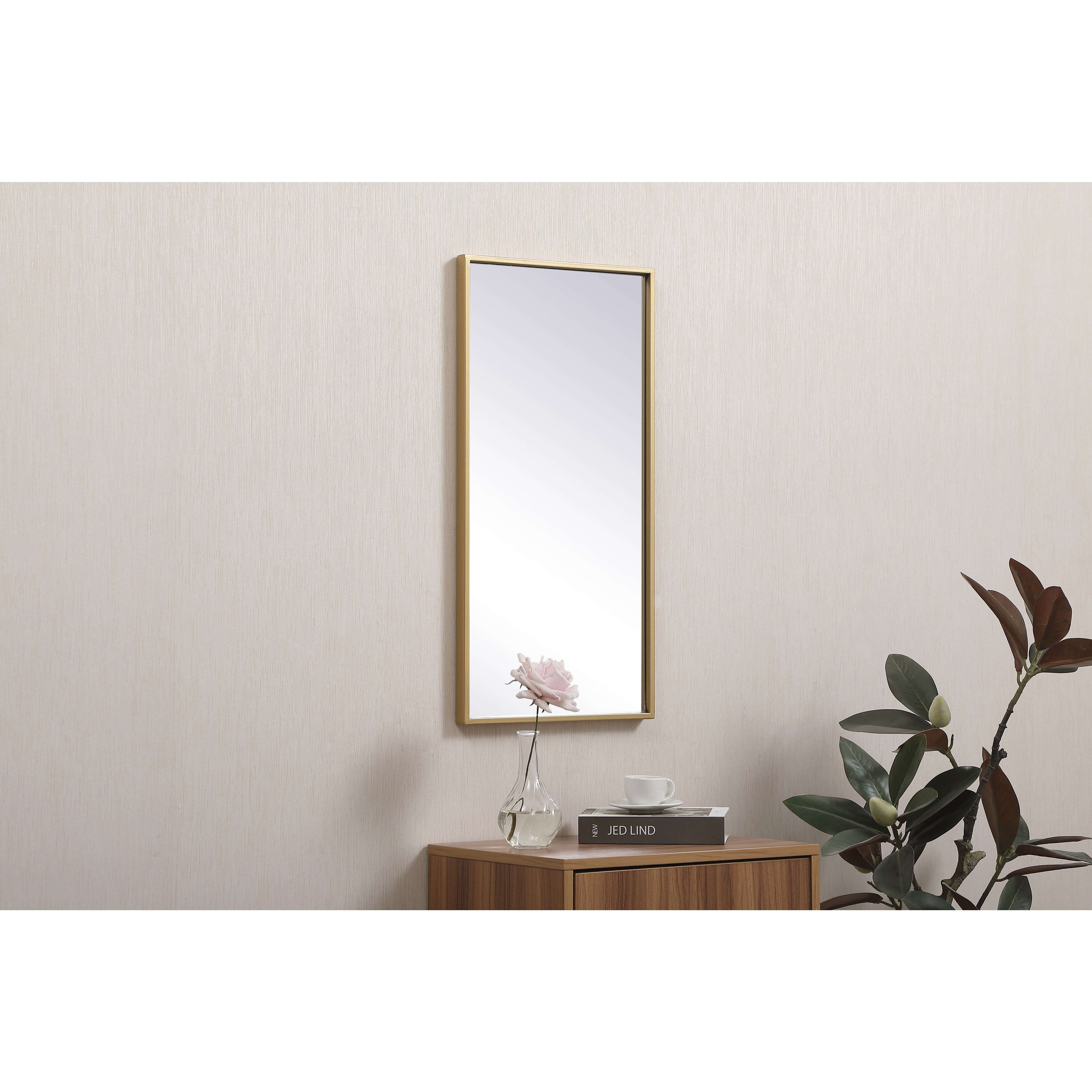 Monet 28 X 28 inch Brass Wall Mirror
