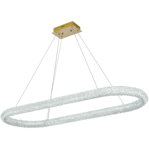 Bowen 1 Light 20 inch Satin Gold Chandelier Ceiling Light