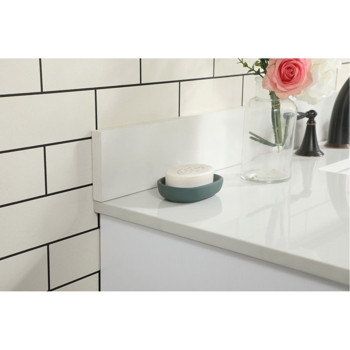 Eugene 48 X 22 X 34 inch White Vanity Sink Set