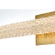 Bowen 1 Light 36 inch Satin Gold Wall Sconce Wall Light