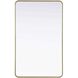 Remy 48 X 30 inch Brass Mirror