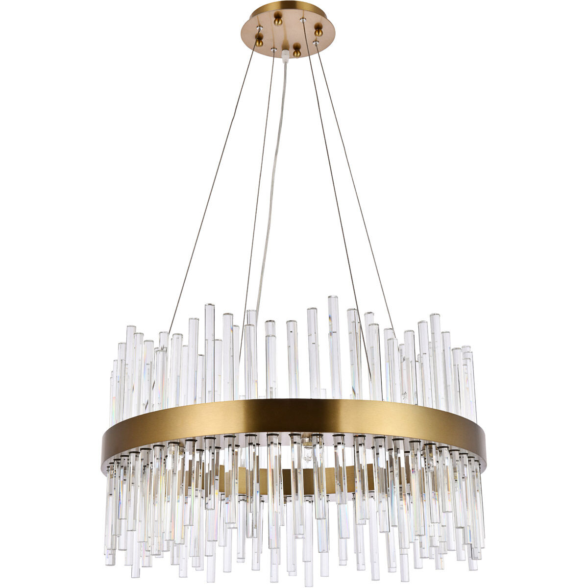 Dallas 16 Light 25 inch Gold Chandelier Ceiling Light