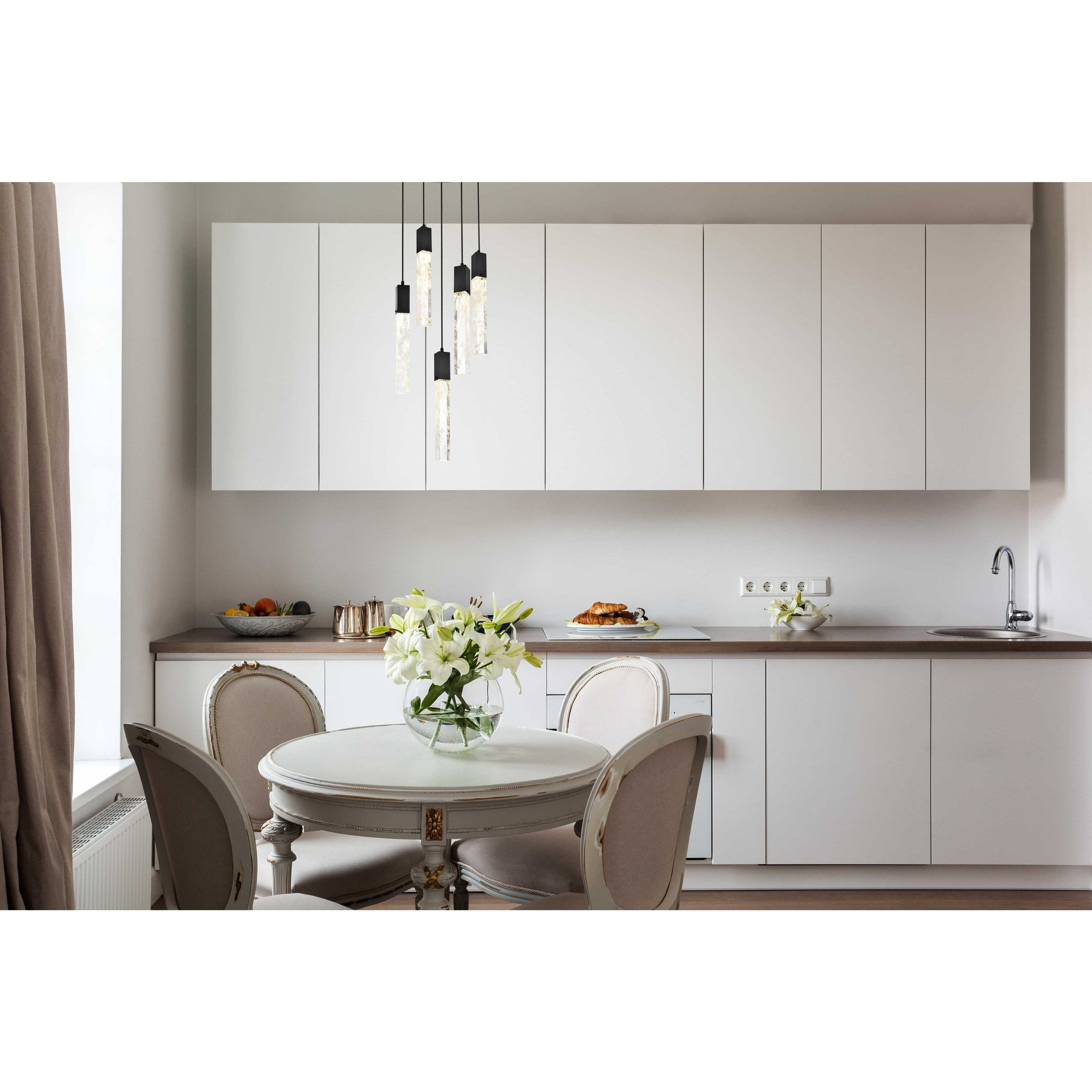 Aurora 5 Light 20 inch Chrome Chandelier Ceiling Light