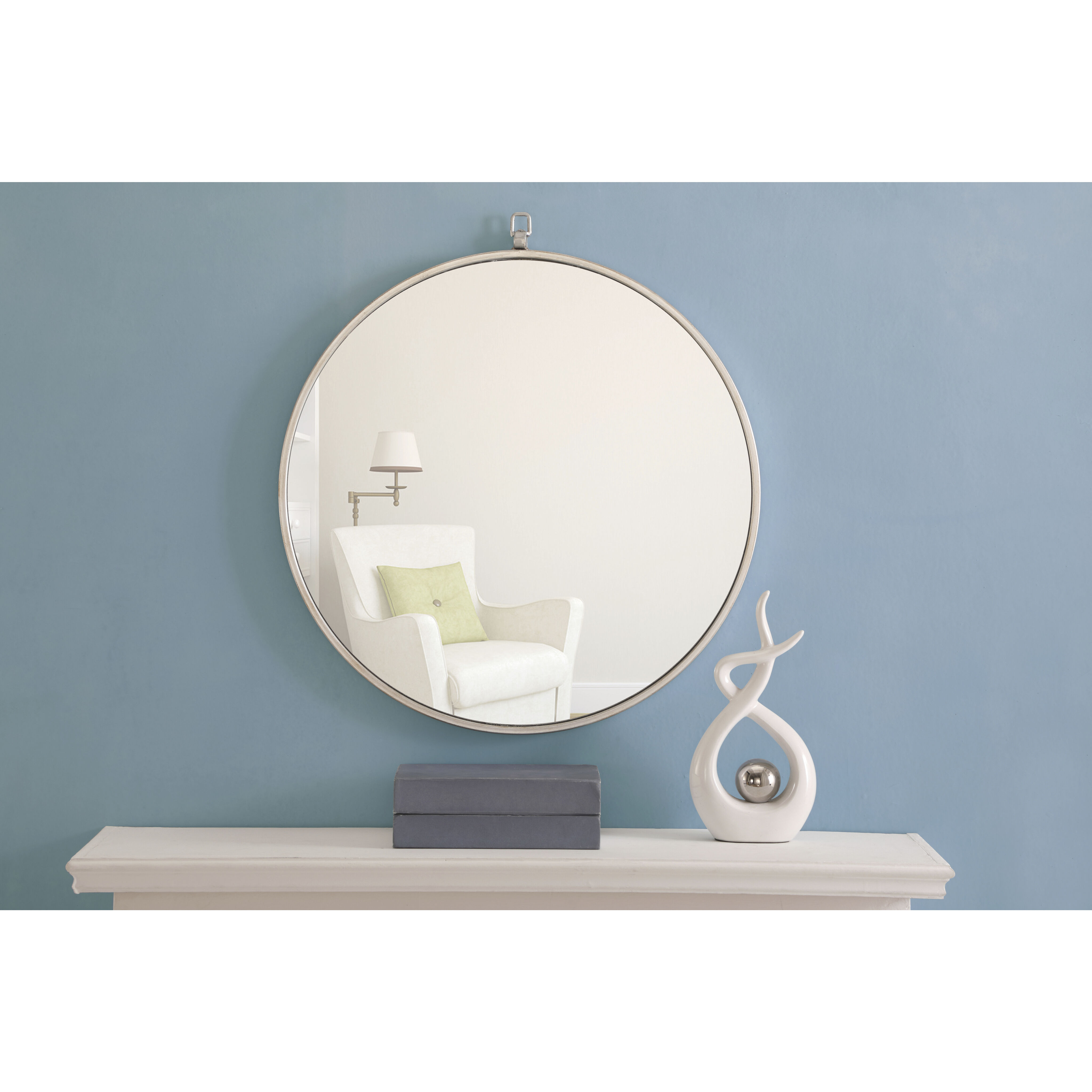 Eternity 24 X 24 inch Silver Wall Mirror