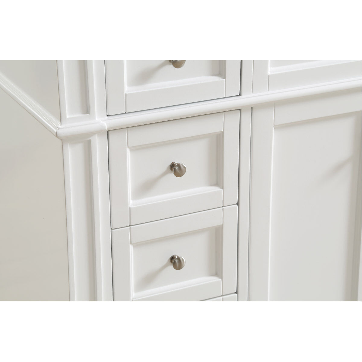 Park Avenue 48 X 35 inch White with Carrara White Marble Vanity Set