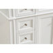 Park Avenue 48 X 35 inch White with Carrara White Marble Vanity Set