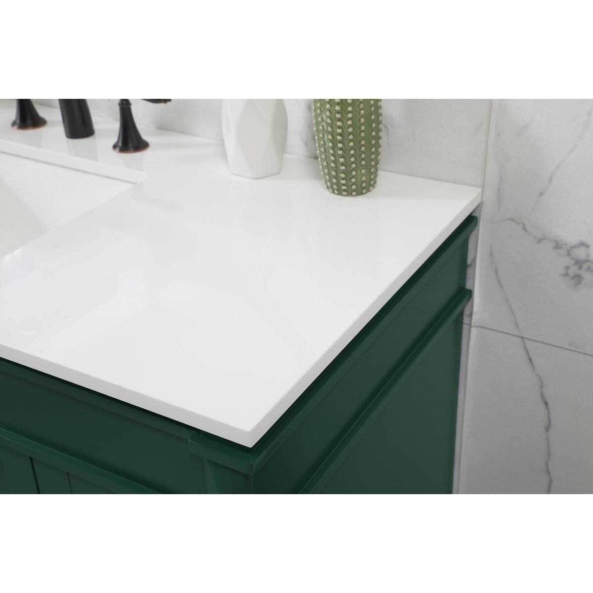 Bennett 48 X 21 X 35 inch Green Vanity Sink Set