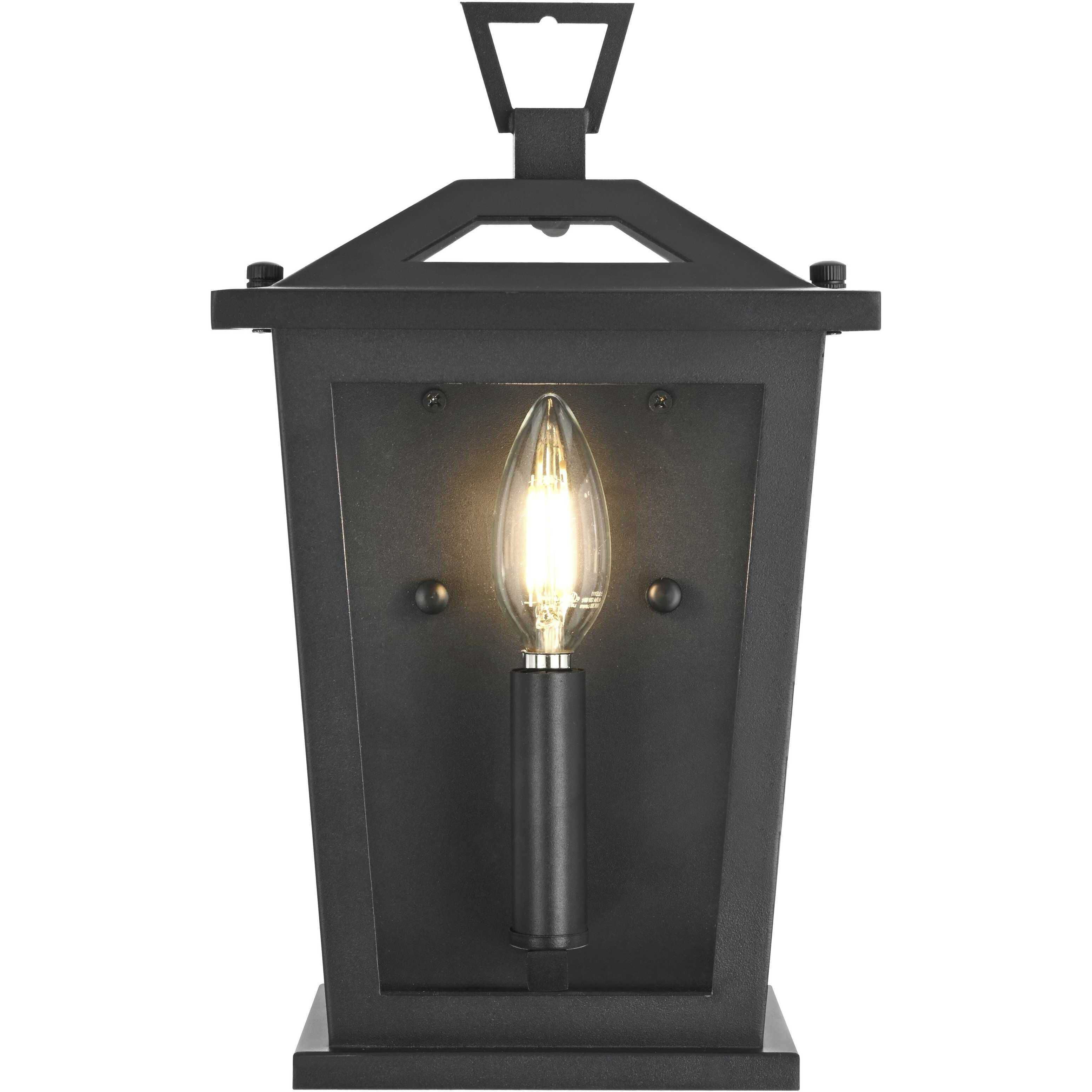 Richmond 1 Light 12 inch Black Outdoor Wall Sconce