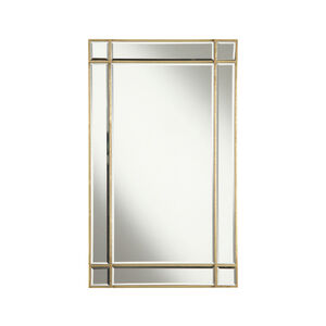 Florentine 36 X 22 inch Gold and Clear Mirror Wall Mirror 